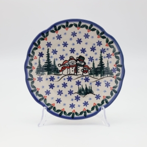 Talerz deserowy z reliefem 21,5 cm (A256 D129)     