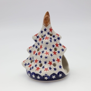 Ceramic Christmas tree lantern (A526 D47)   