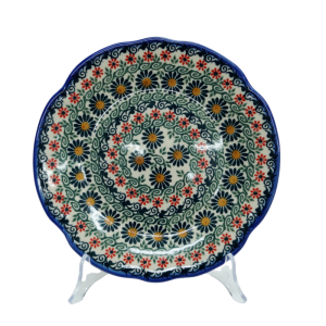 Talerz deserowy z reliefem 21,5 cm (A256 D48)