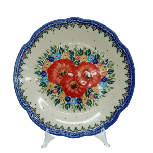 Talerz obiadowy płytki z reliefem 27,5 cm (A257 D60)