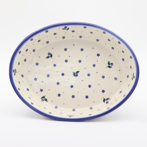 Deep oval platter (A187 D122) 
