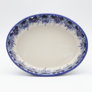 Deep oval platter (A187 D118) 