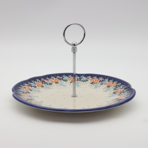 Large ceramic cake stand (A449 D23)  