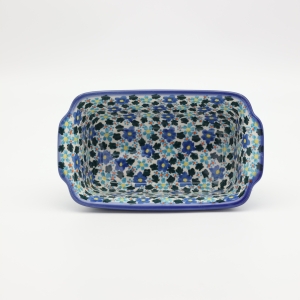 Forma ceramiczna z uszami do pieczenia chleba II (A181 D134)