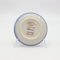 Small dessert plate for cake 16 cm A537 D69 – hand-painted Bolesławiec pottery with a traditional cobalt and green pattern, perfect for serving cakes and desserts.