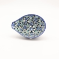 Ceramic colander / strainer A506 D134 – hand-painted Bolesławiec pottery, practical and decorative for draining pasta, vegetables, and fruits.