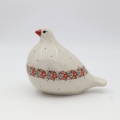 Bolesławiec ceramic dove – handmade, hand-painted, durable.
