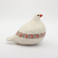 Bolesławiec ceramic dove – handmade, hand-painted, durable.