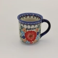 kubek dla babci, prezent dla babci, kubek babcia, kubek tulipan, upominek na dzień babci, kubek ceramiczny babcia, prezent dla babci urodziny, kubek bolesławiecki