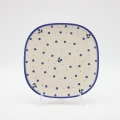 Ceramic plate 24 cm MODERN – modern dinner plate made of high-quality ceramic, minimalist design for everyday use and elegant tableware.