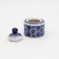 Cukiernica z pokrywką Bolesławiec – tradycyjna polska ceramika użytkowa.