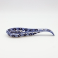 Hand-painted ceramic utensil spoon rest A473 from Bolesławiec.