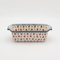 Ceramic bread baking dish with handles III – oven baker for homemade sourdough bread.