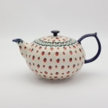 Bolesławiec ceramic teapot – hand-decorated Polish pottery with traditional cobalt patterns. A stylish and durable teapot perfect for serving tea and showcasing authentic Polish ceramic craftsmanship.
