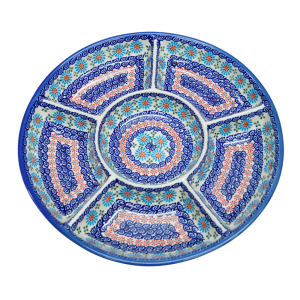 Round divided plate (A172 D3)