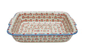 Ovenproof dish with handles (A121 D88)