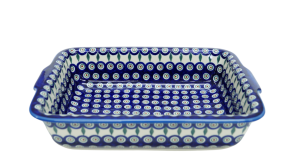 Ovenproof dish with handles (A121 D43)