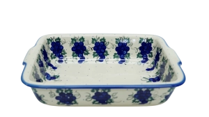 Ovenproof dish with handles (A121 D9)