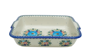 Ovenproof dish with handles (A121 D61)