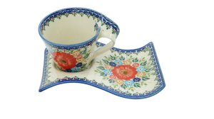 Cup with a tray (A41 D60)