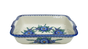 Ovenproof dish with handles (A121 D74)
