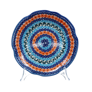 Talerz deserowy z reliefem 21,5 cm (A256 D69)